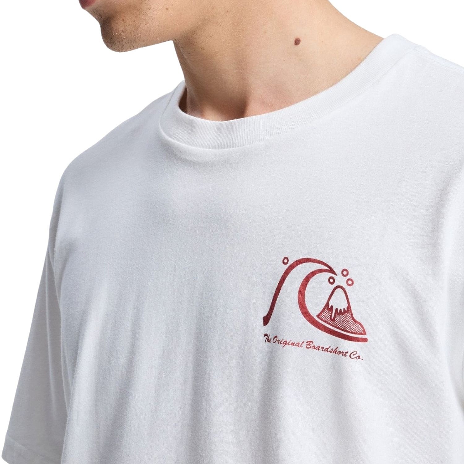 T-Shirt Quiksilver Evo Original Bs - WBK0/Snow White - men´s