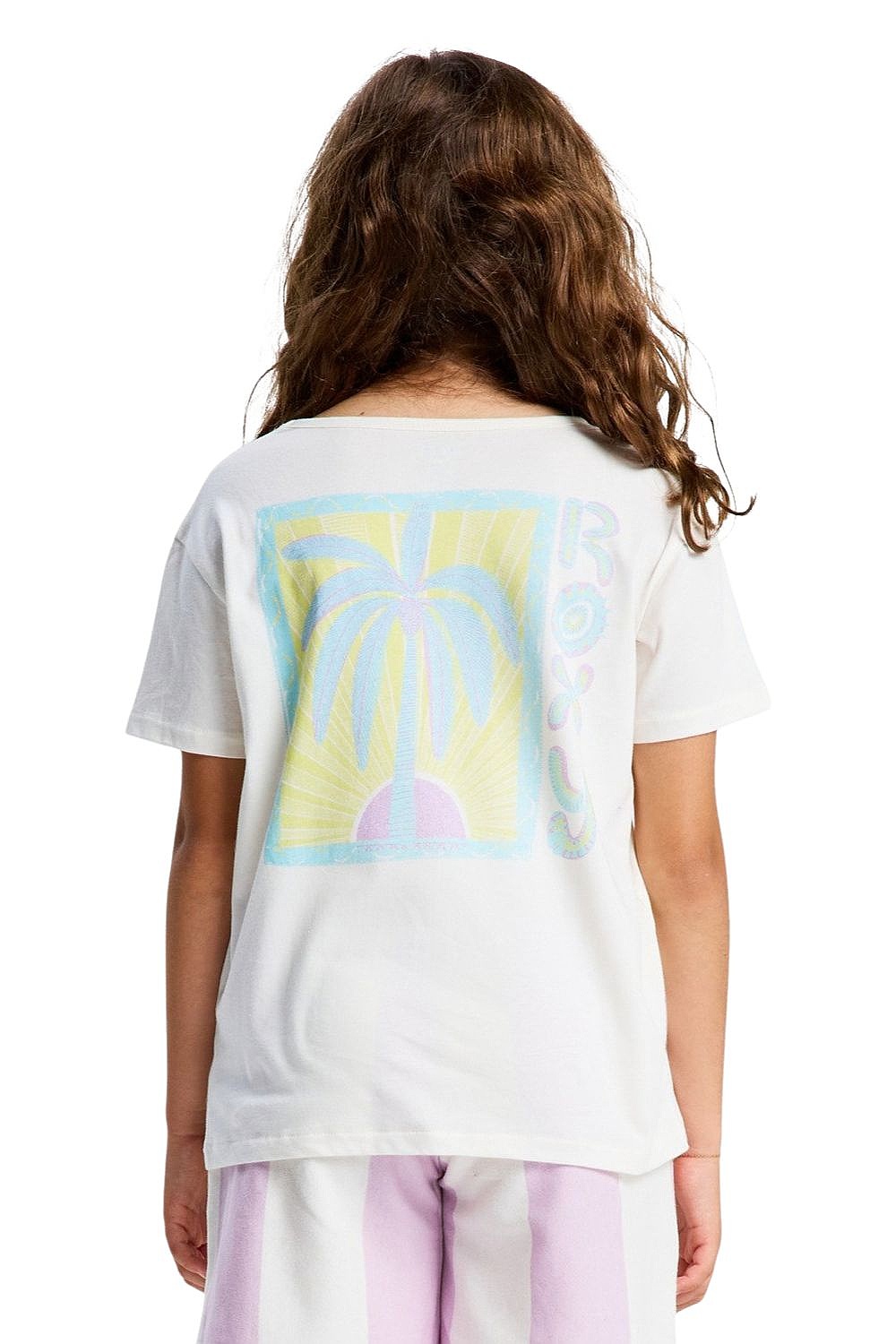 T-Shirt Roxy Lilyregular Night Vintage - WZA0/Coconut Milk - girl´s