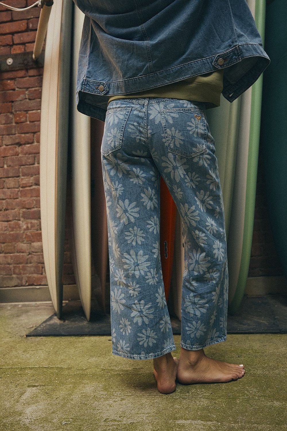 jeans Roxy Boogie Night Mid Surf Wash - BJD0/Surf Wash