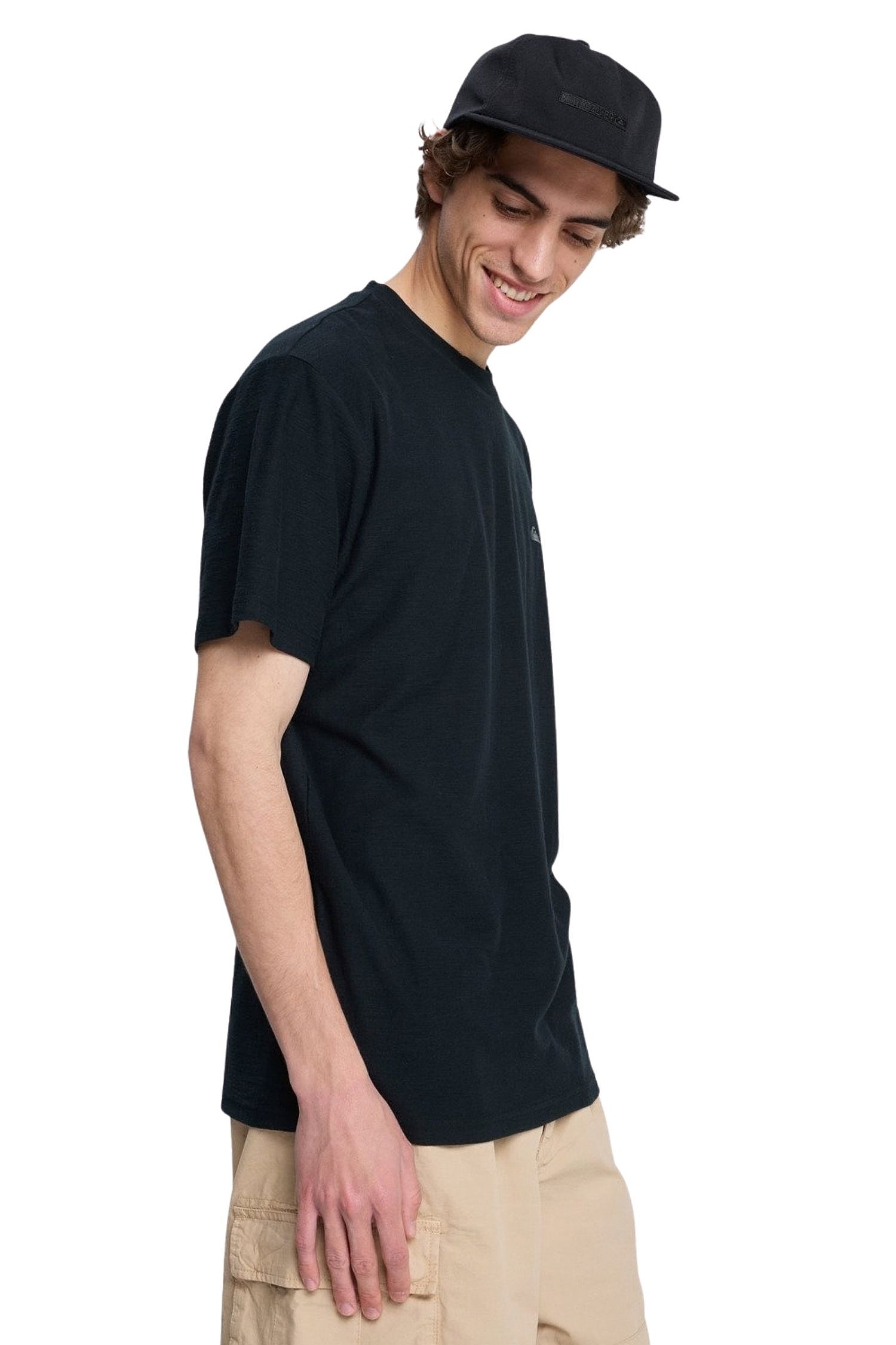 T-shirt Quiksilver Slub Roundneck - KVJ0/Black - men´s