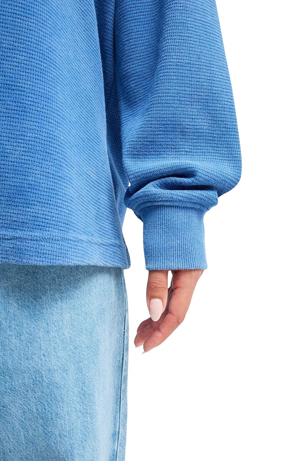 sweat-shirt Roxy Eastside Midweight - BMT0/Dutch Blue - women´s