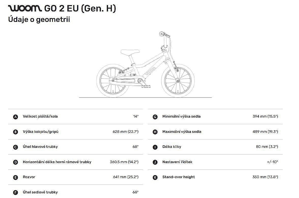 kolo Woom 2 Go 14" - Powder Pink