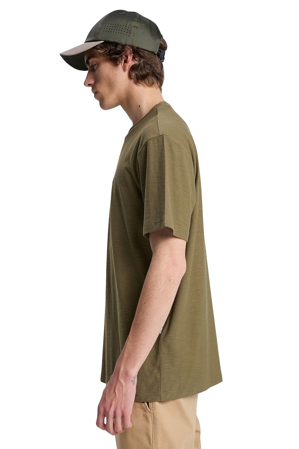 T-Shirt Quiksilver Slub Roundneck - CRE0/Grape Leaf - men´s