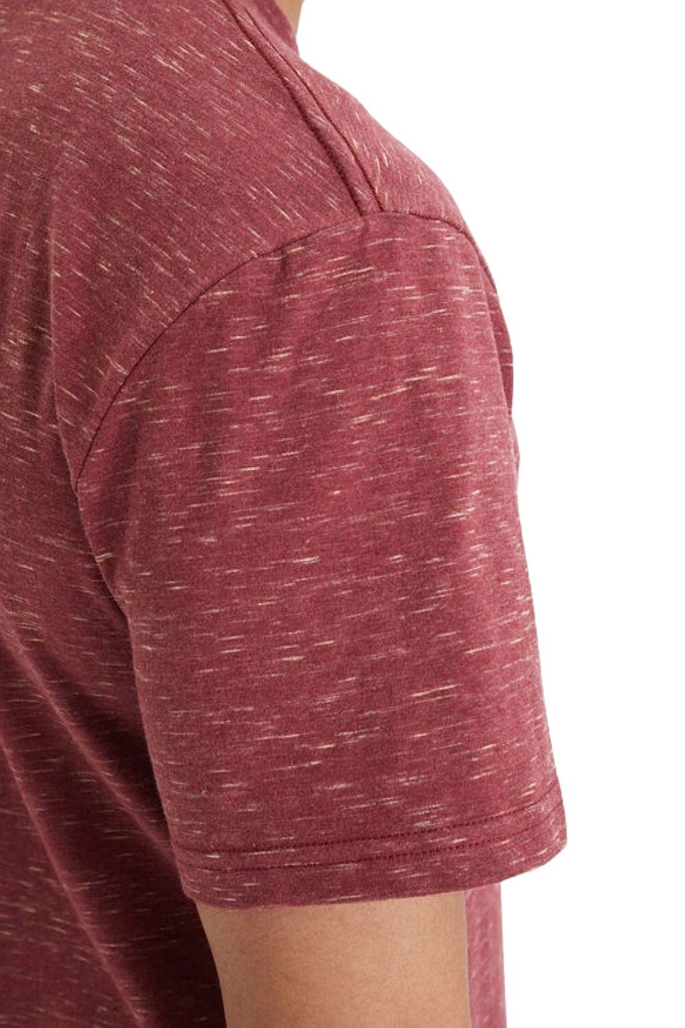 T-shirt Quiksilver Dola Injected Slub - RQZ3/Burnt Russet Injected Slub - men´s