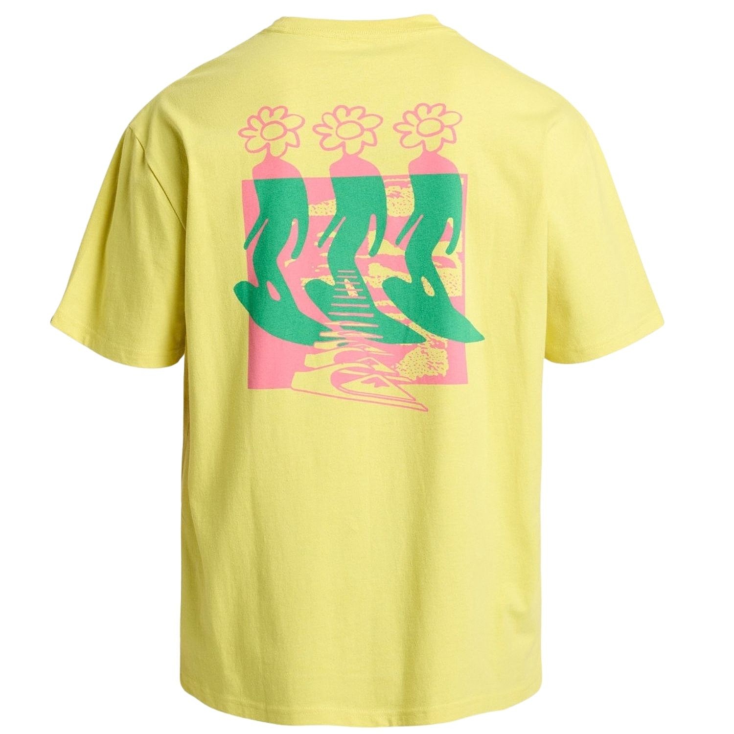 T-shirt Quiksilver Flowers Surfing - GEM0/Acacia - men´s