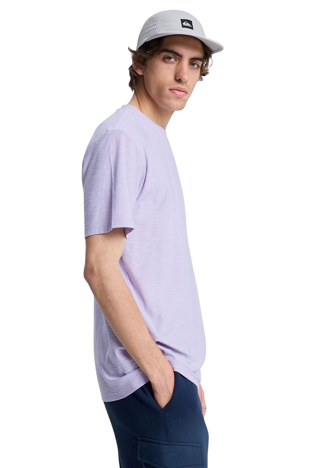 tričko Quiksilver Slub Roundneck - PFJ0/Orchid Petal - men´s