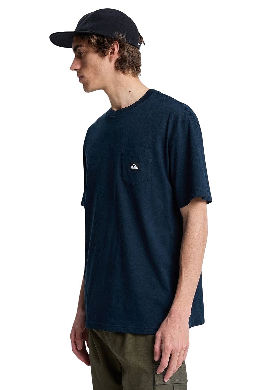 T-shirt Quiksilver Salt Water Pocket - KTP0/Dark Navy - men´s