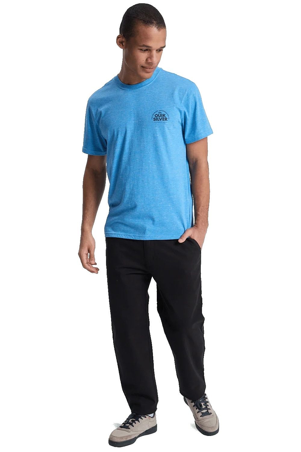 T-shirt Quiksilver Dola Injected Slub - BLC3/Riviera Injected Slub - men´s