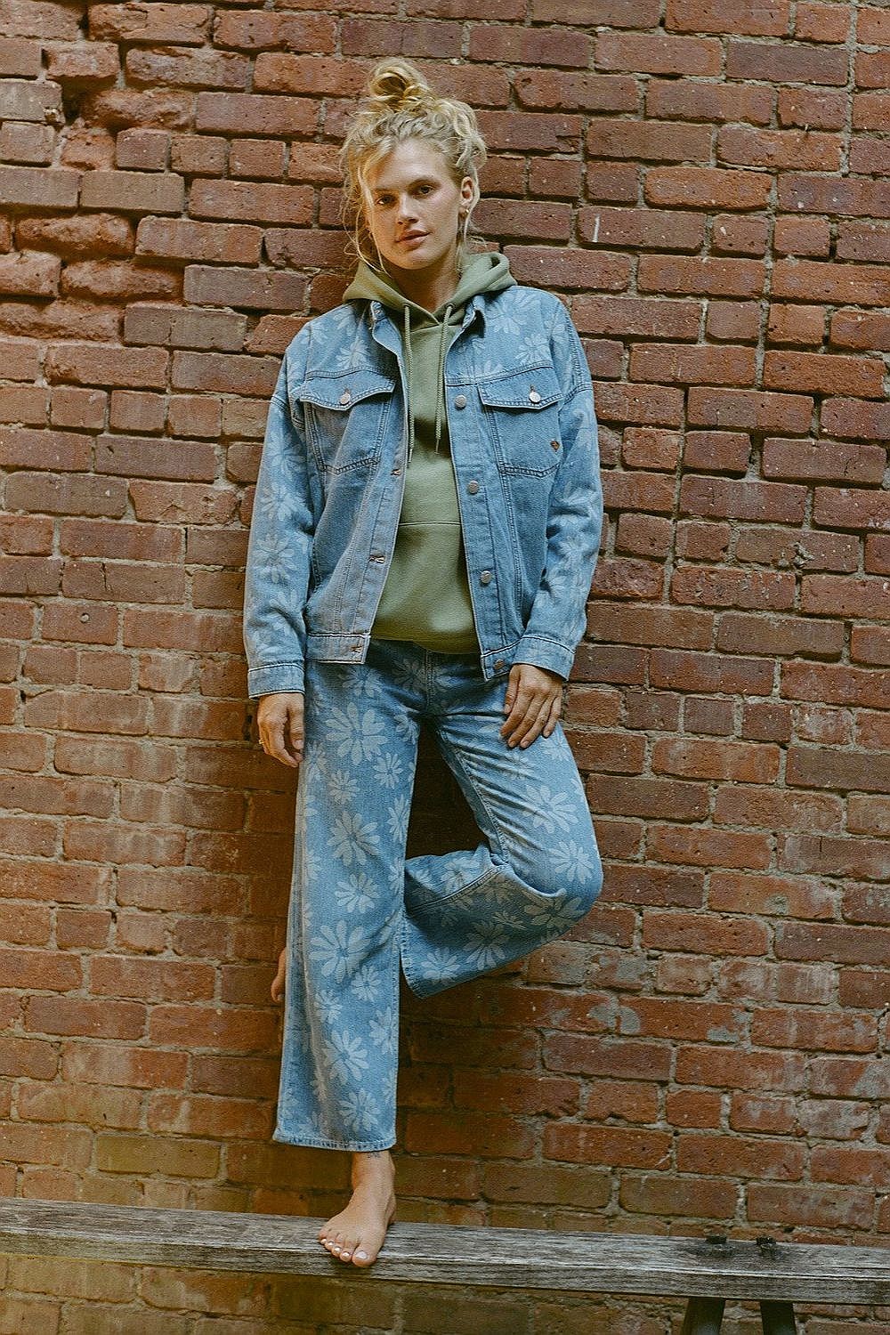 jeans Roxy Boogie Night Mid Surf Wash - BJD0/Surf Wash