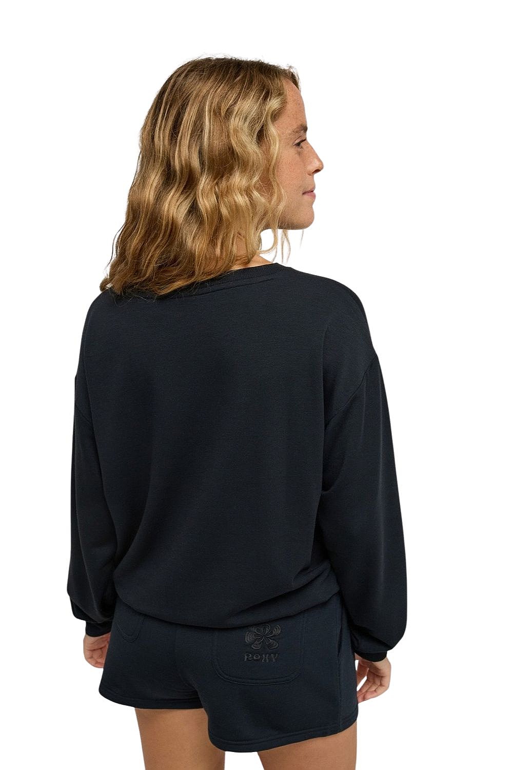 sweat-shirt Roxy Surfing By Moonlight - KVJ0/Anthracite - women´s