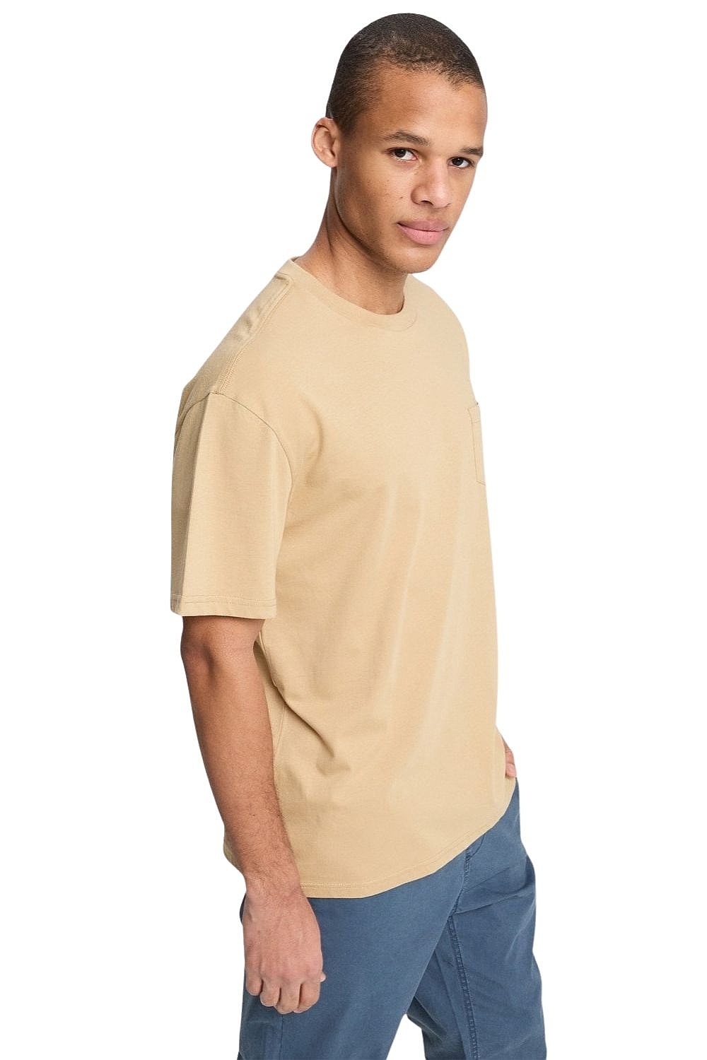 tričko Quiksilver Salt Water Pocket - CJZ0/Khaki - men´s