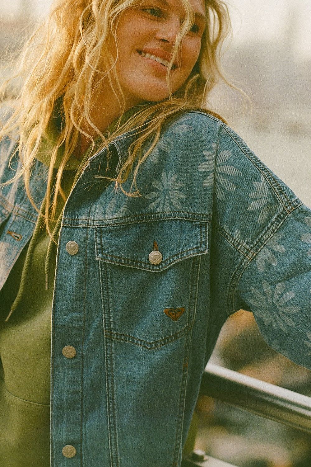 jacket Roxy Salty Horizon - BJD0/Surf Wash - women´s