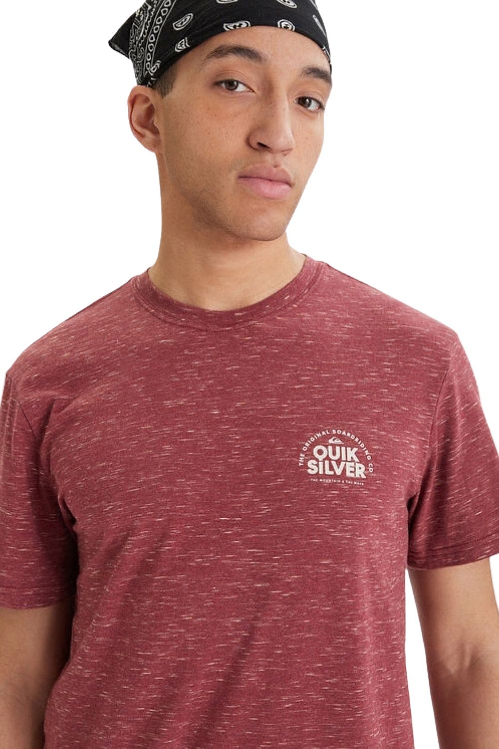 T-shirt Quiksilver Dola Injected Slub - RQZ3/Burnt Russet Injected Slub - men´s