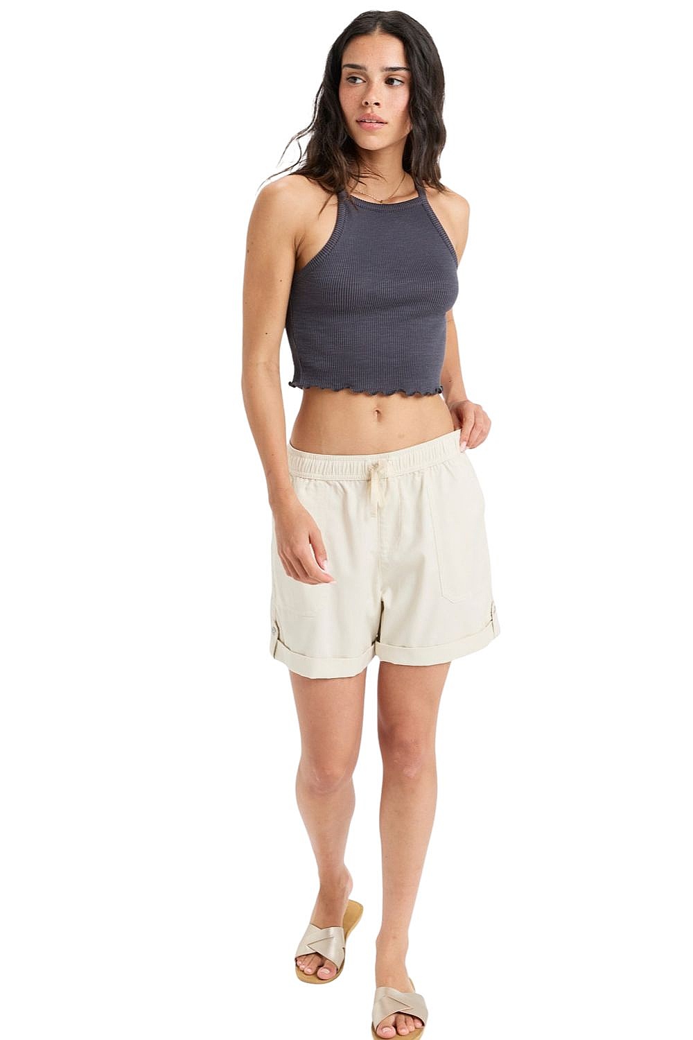 kraťasy Roxy Sweetest Day - WBS0/Egret - women´s