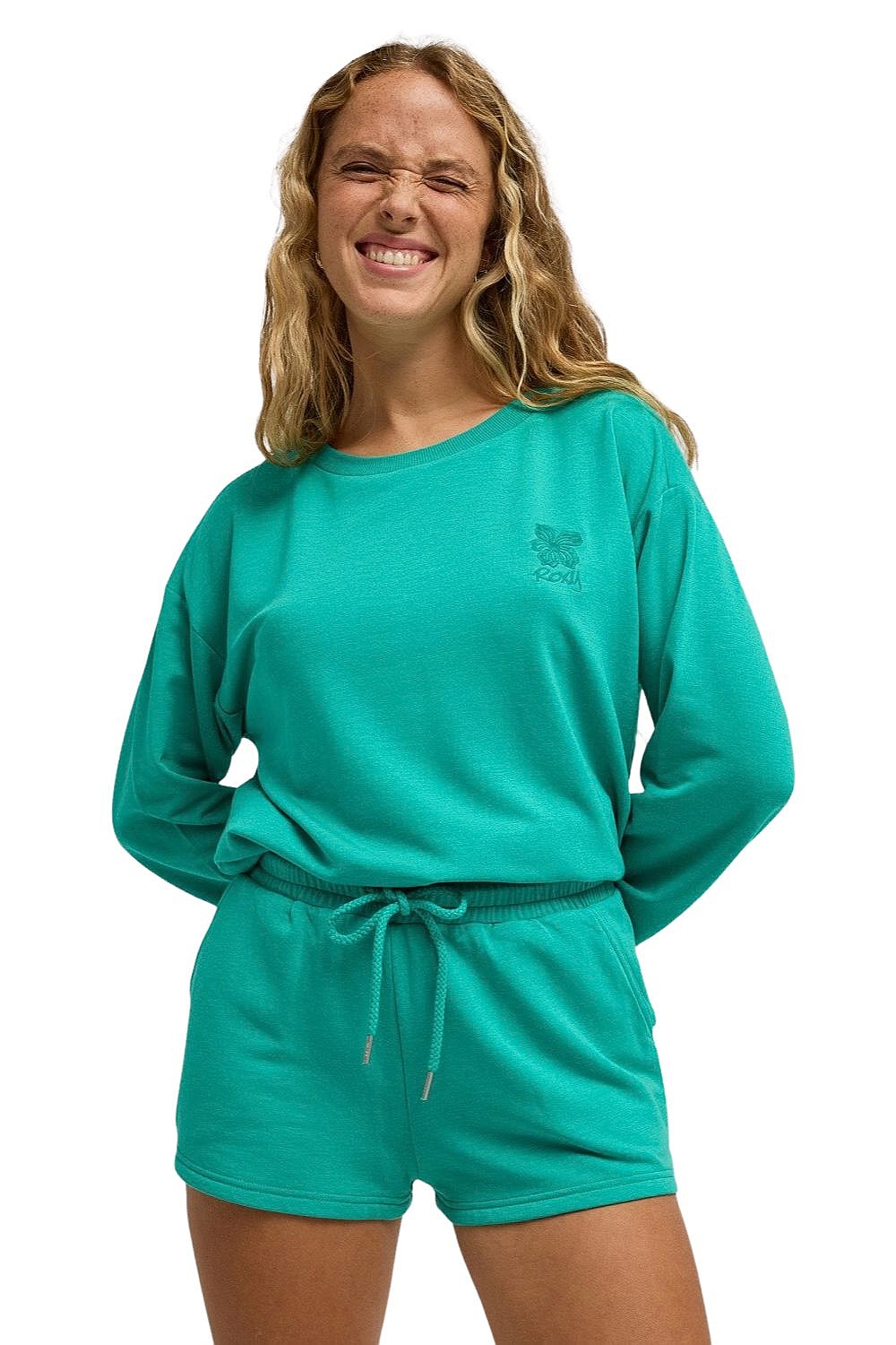 kraťasy Roxy Surfing By Moonlight - GNA0/Sea Green - women´s