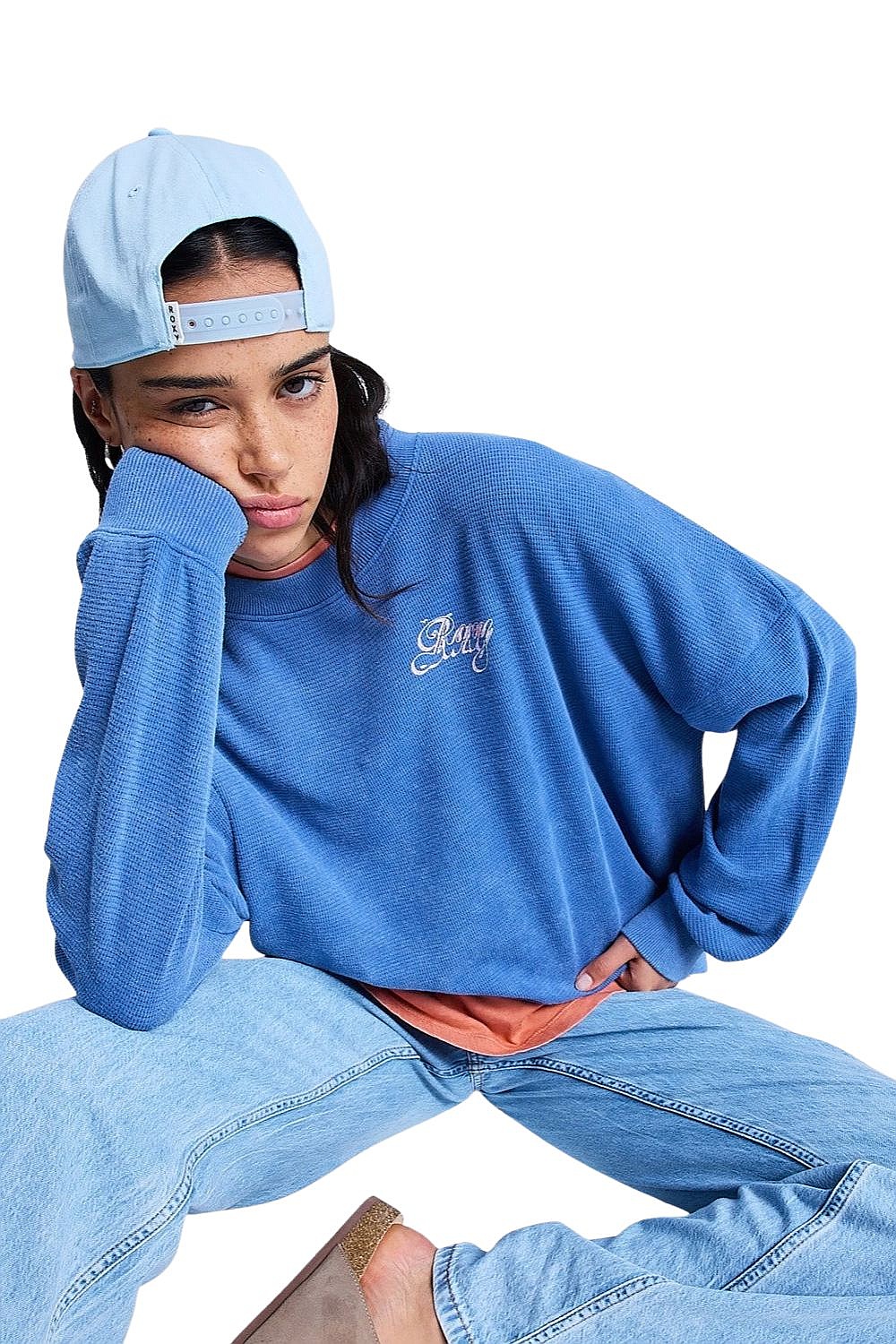 sweat-shirt Roxy Eastside Midweight - BMT0/Dutch Blue - women´s