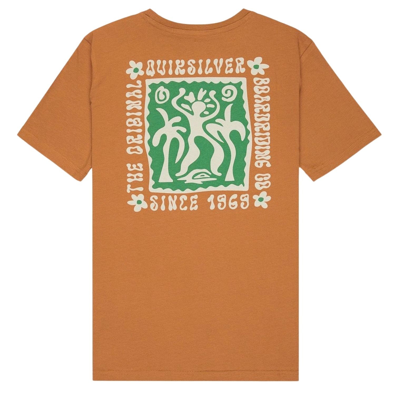 T-Shirt Quiksilver Serenity Splash - CMK0/Tobacco Brown - boy´s