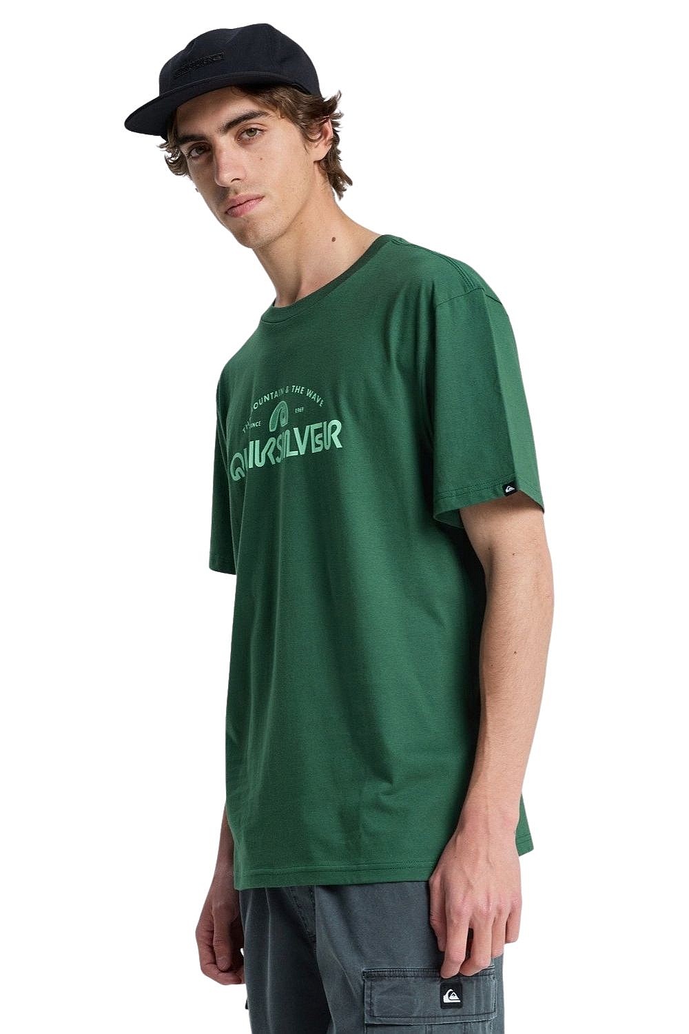 T-Shirt Quiksilver Ev Vista - GRT0/Forest - men´s