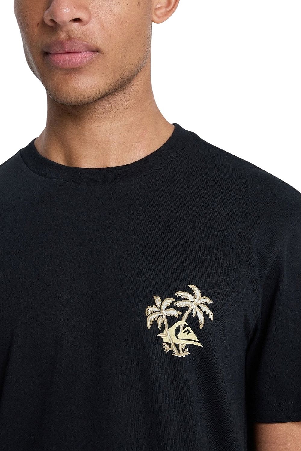 tričko Quiksilver Evo Learning From Nature - KVJ0/Black - men´s