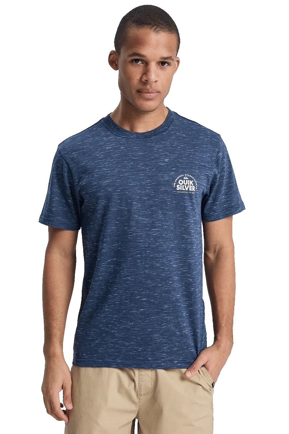 T-shirt Quiksilver Dola Injected Slub - KTP3/Dark Navy Injected Slub - men´s