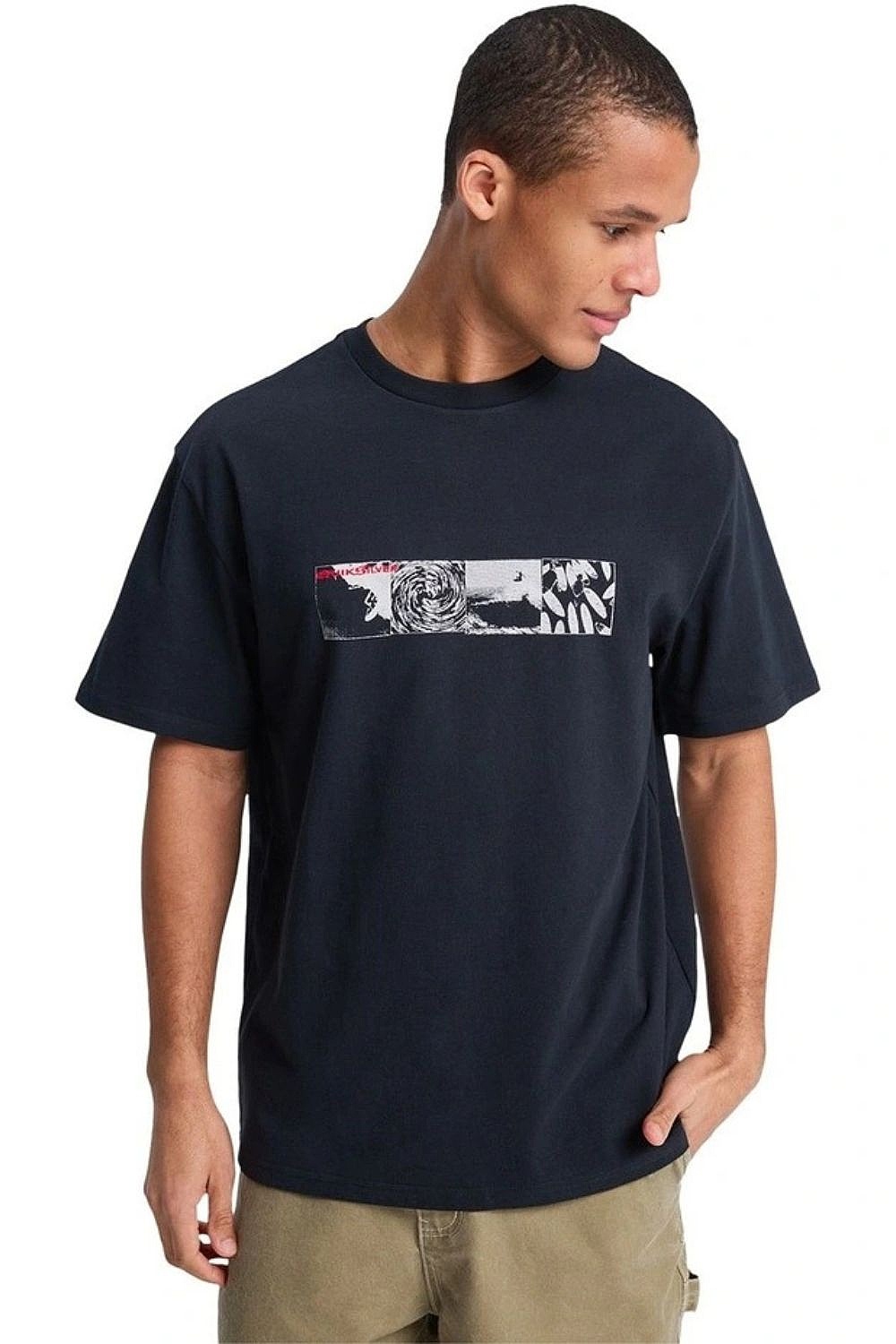 T-Shirt Quiksilver Mercury Vortex - KVJ0/Black - men´s