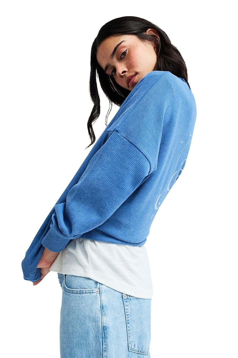 sweat-shirt Roxy Eastside Midweight - BMT0/Dutch Blue - women´s