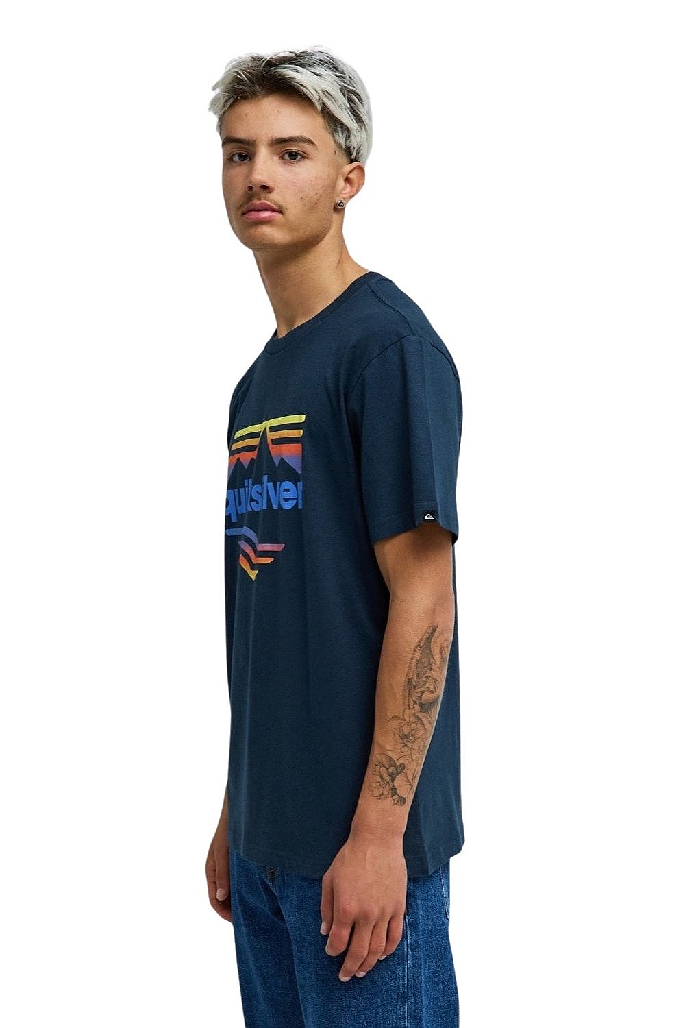 tričko Quiksilver Ev Horizon Fade - KTP0/Dark Navy - men´s