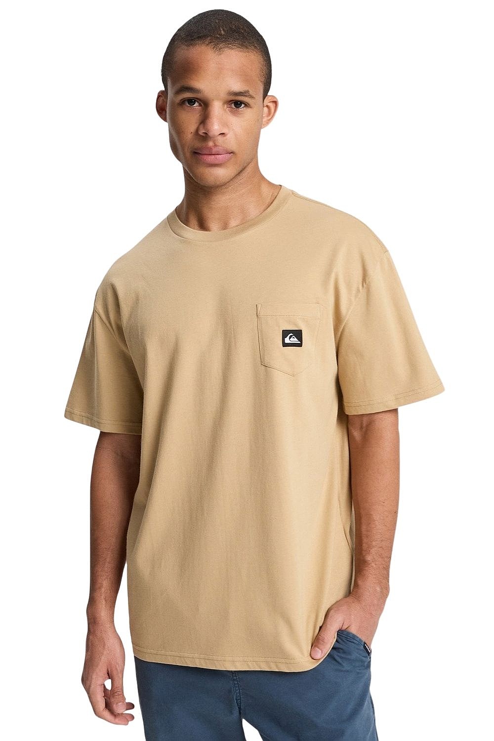 tričko Quiksilver Salt Water Pocket - CJZ0/Khaki - men´s