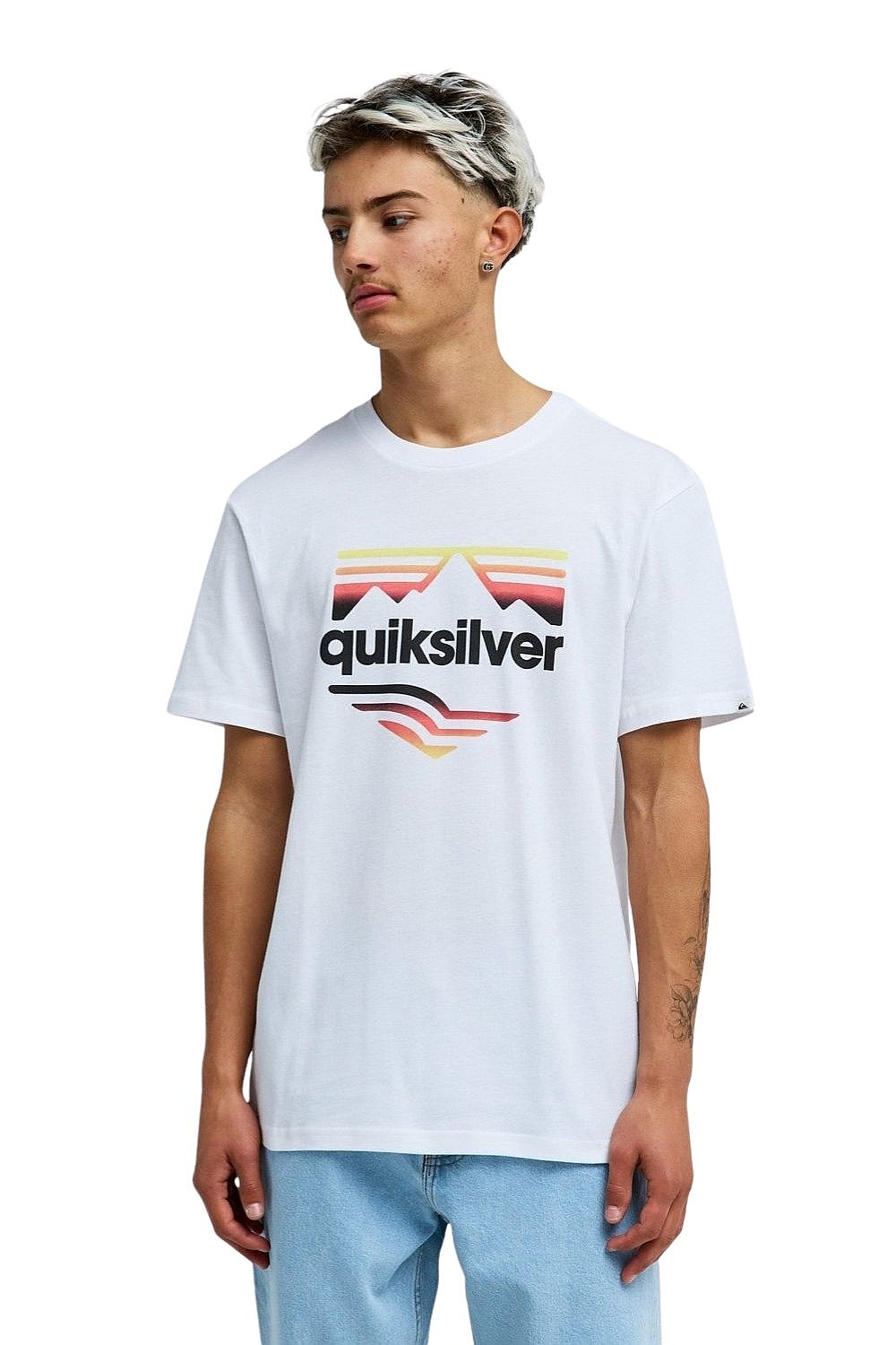 tričko Quiksilver Ev Horizon Fade - WBB0/White