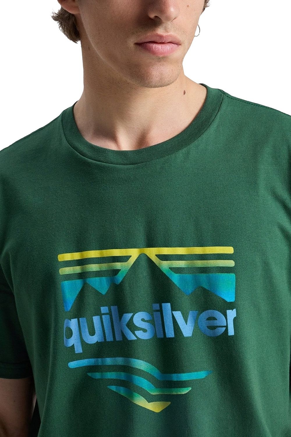 tričko Quiksilver Ev Horizon Fade - GRT0/Forest - men´s
