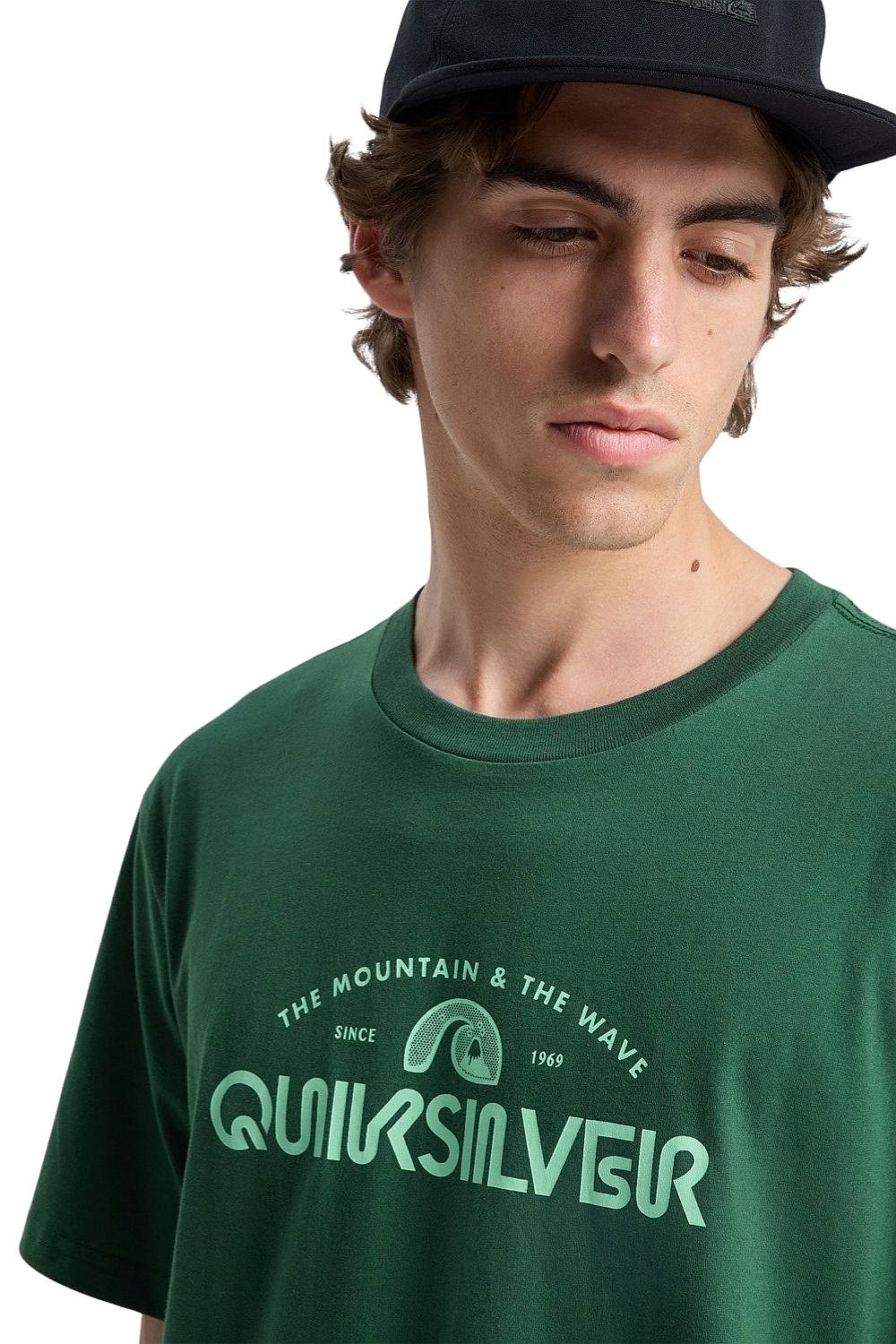 T-Shirt Quiksilver Ev Vista - GRT0/Forest - men´s