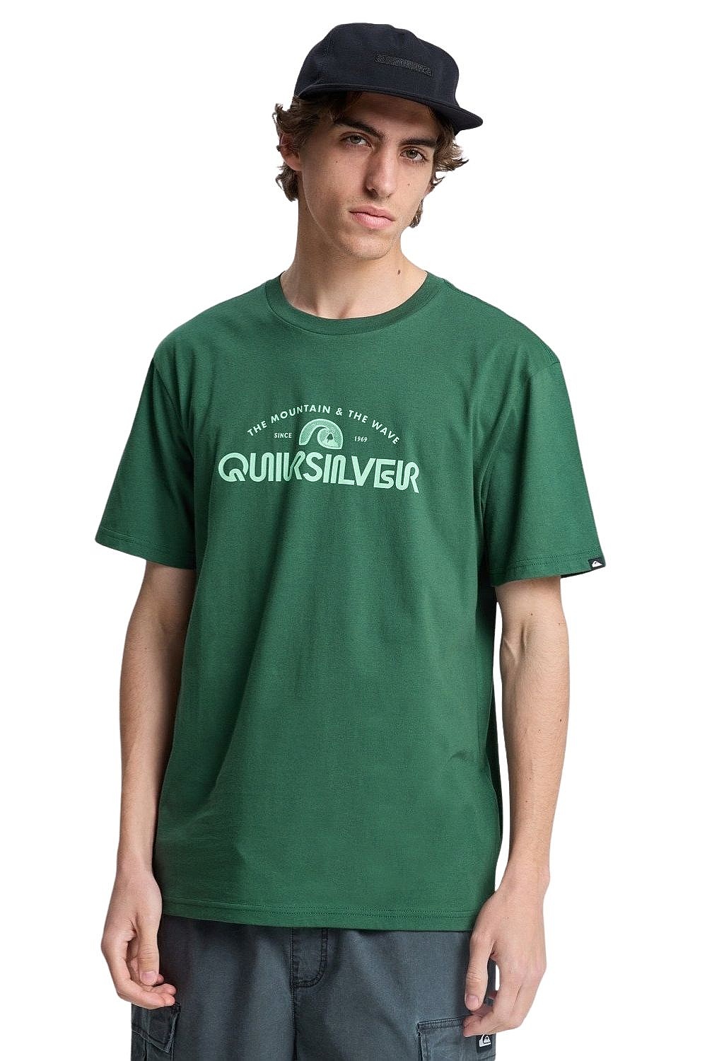 T-Shirt Quiksilver Ev Vista - GRT0/Forest - men´s