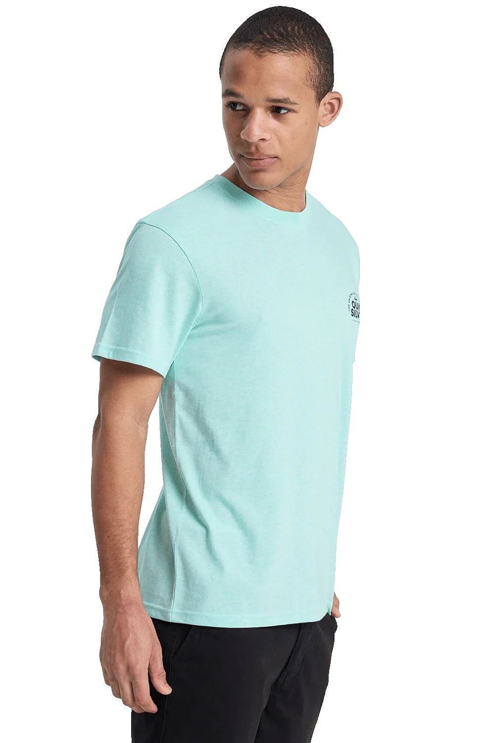 T-shirt Quiksilver Dola Injected Slub - GCF3/Brook Green Injected Slub - men´s