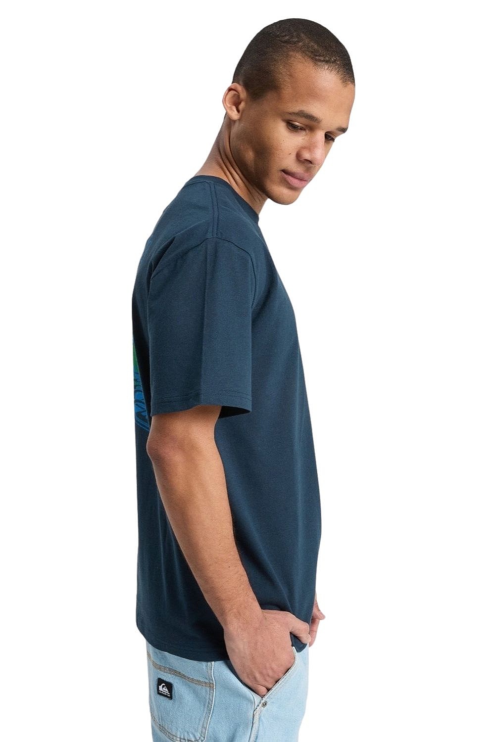 koszulka Quiksilver Flowers Surfing - KTP0/Dark Navy - men´s