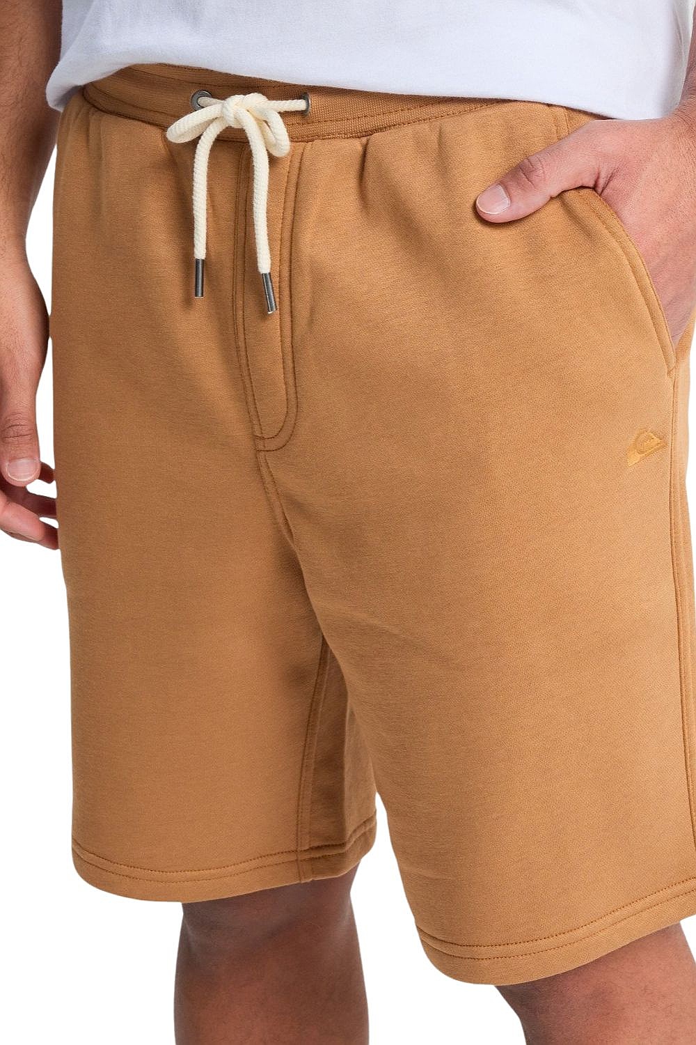 short Quiksilver Salt Water Fleece - CMK0/Tobacco Brown - men´s
