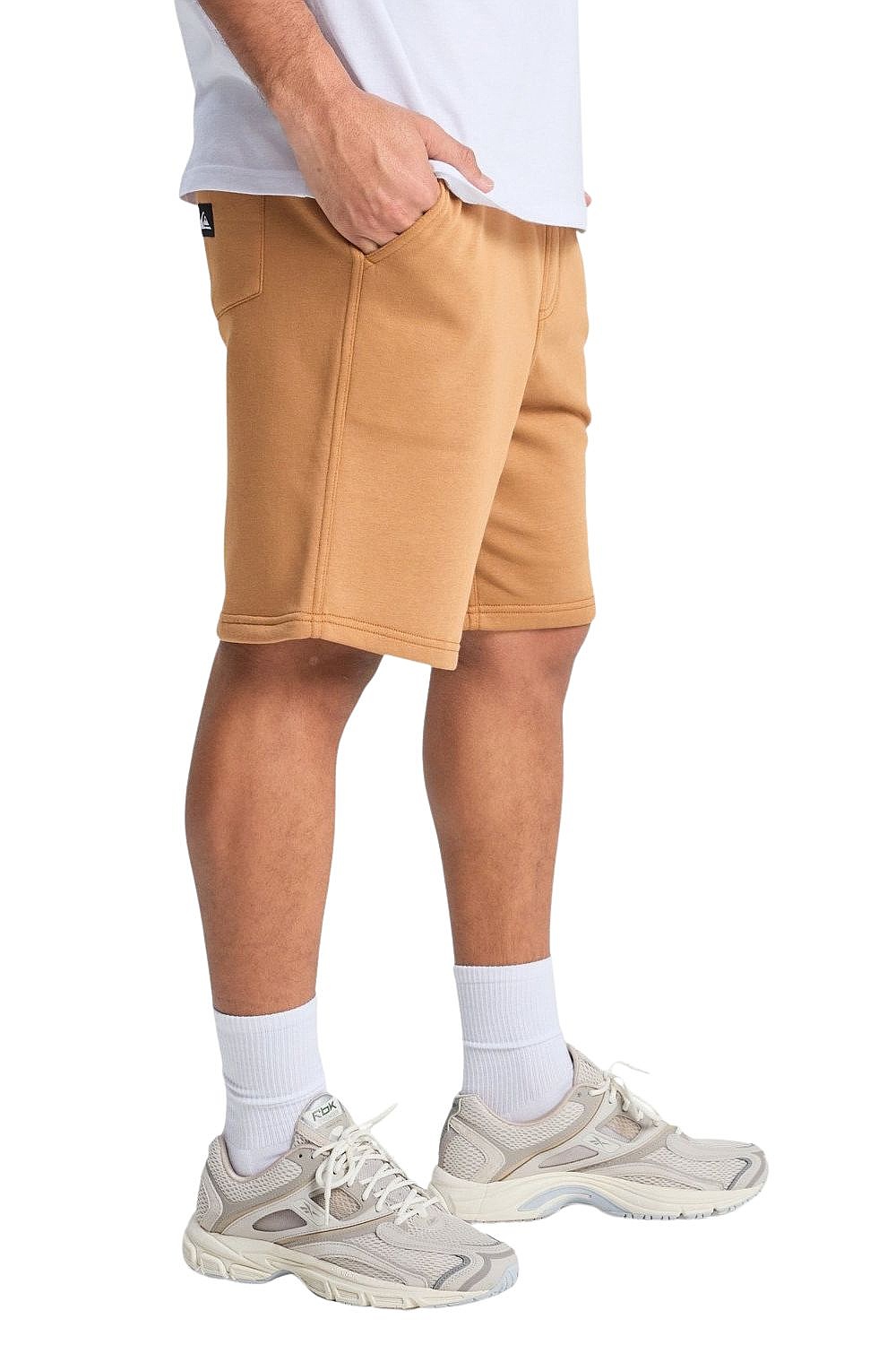 short Quiksilver Salt Water Fleece - CMK0/Tobacco Brown - men´s