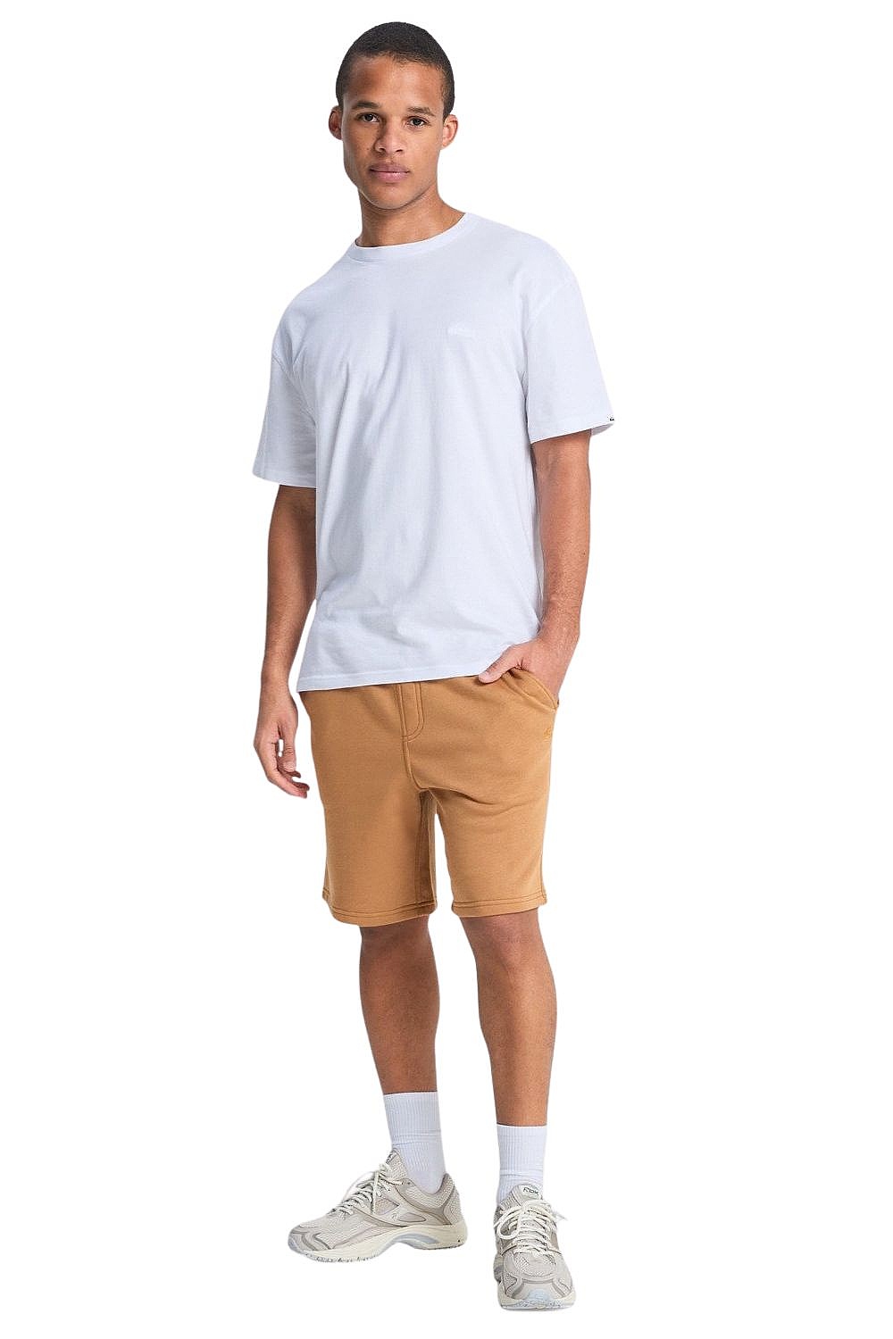 short Quiksilver Salt Water Fleece - CMK0/Tobacco Brown - men´s