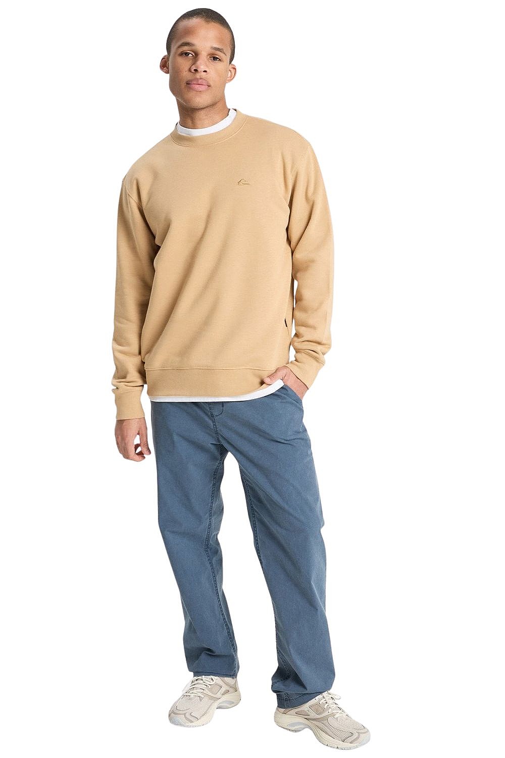 mikina Quiksilver Salt Water Crew - CJZ0/Khaki - men´s