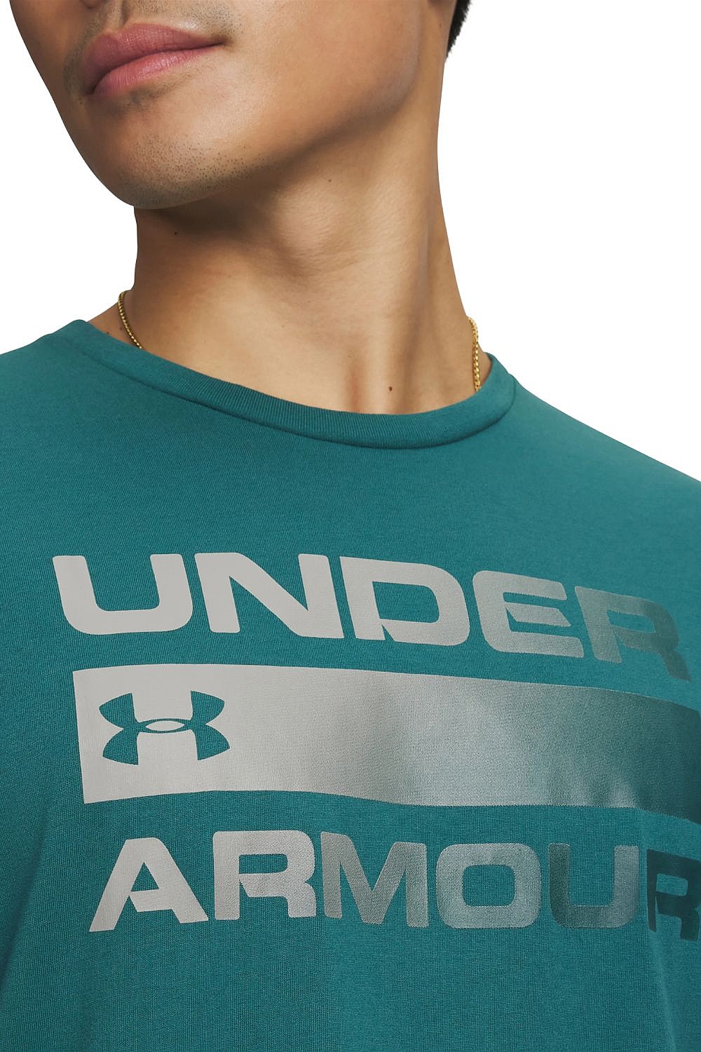 koszulka Under Armour Team Issue Wordmark - Rack Green/Arden Green - men´s