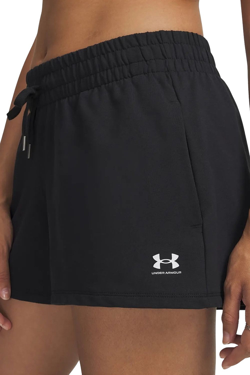 Shorts Under Armour Sport Terry - Black/White - women´s