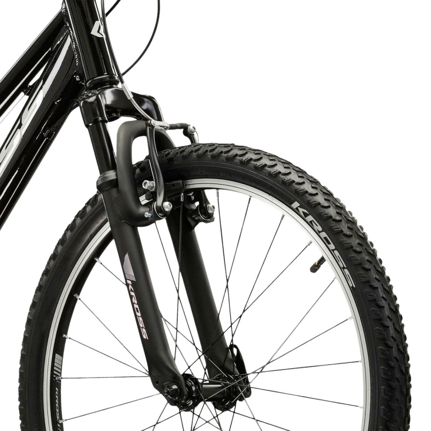 bicykel Kross Lea JR 24" - Black/Silver/Pink/Gloss - girl´s