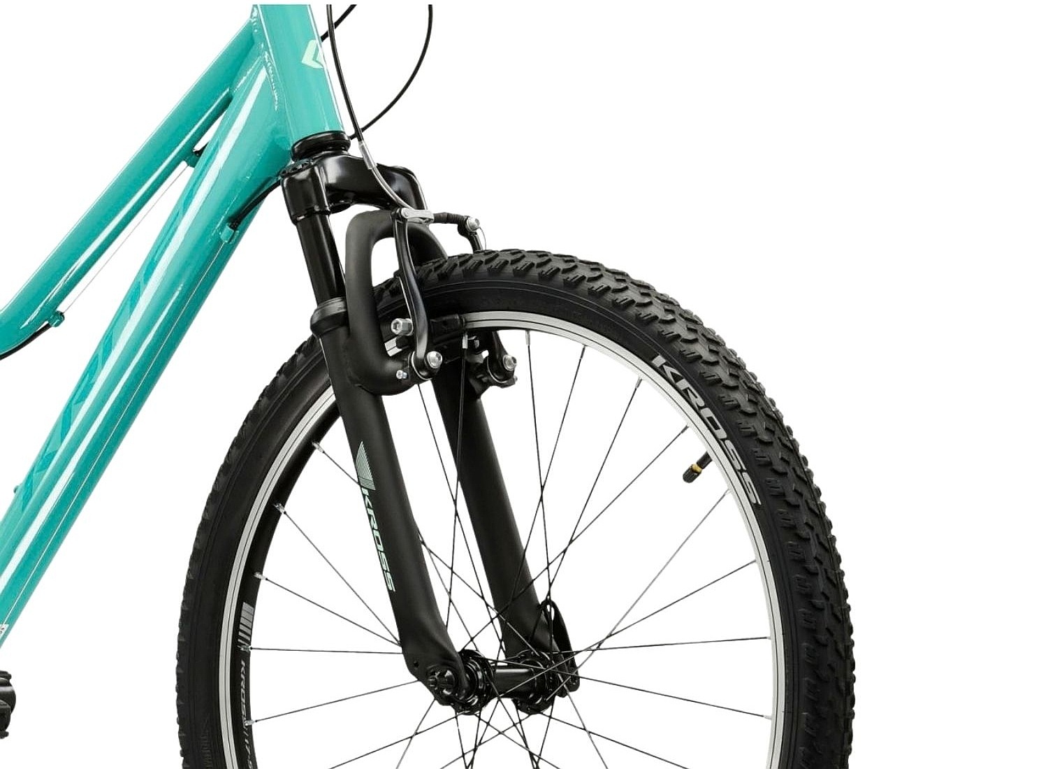 rower Kross Lea JR 24" - Aquamarine/Green/Gloss - girl´s