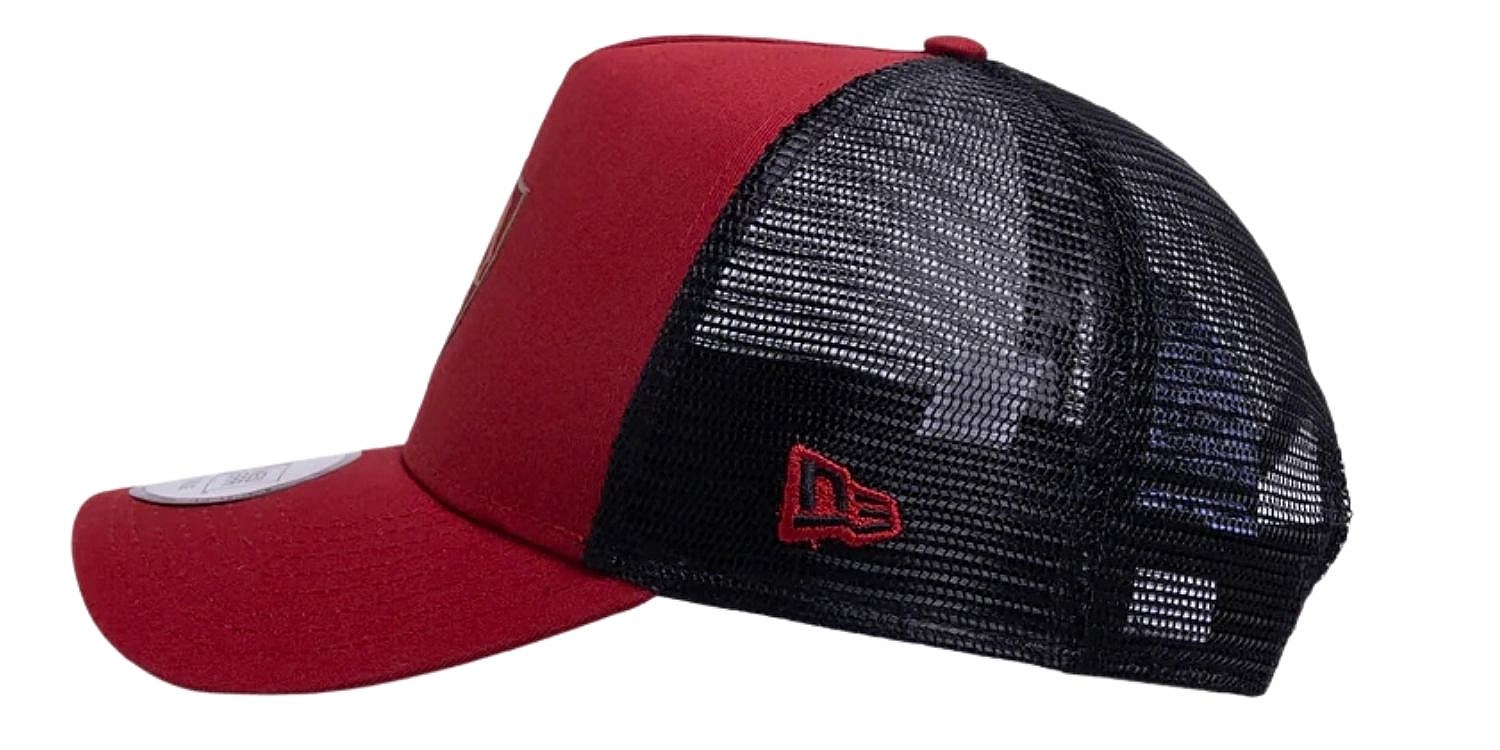 Kappe New Era 9FO AF Tonal Trucker AS Roma - Pinot Red - men´s