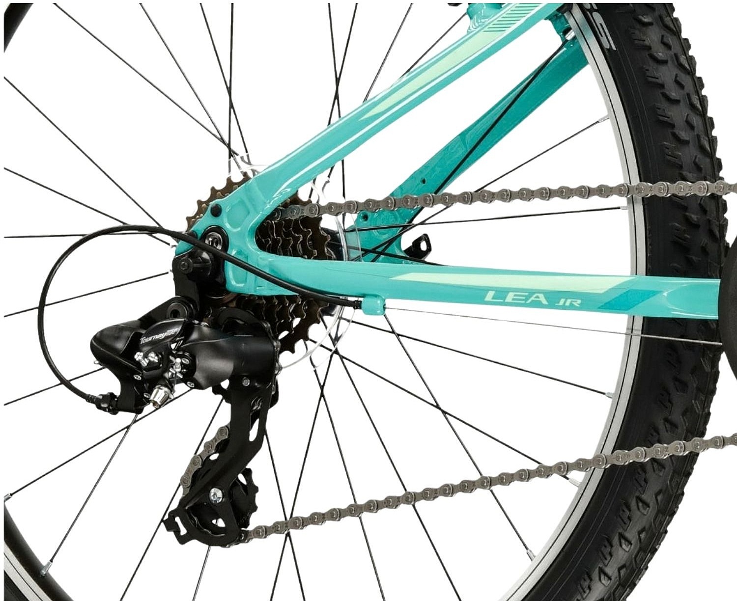 rower Kross Lea JR 24" - Aquamarine/Green/Gloss - girl´s