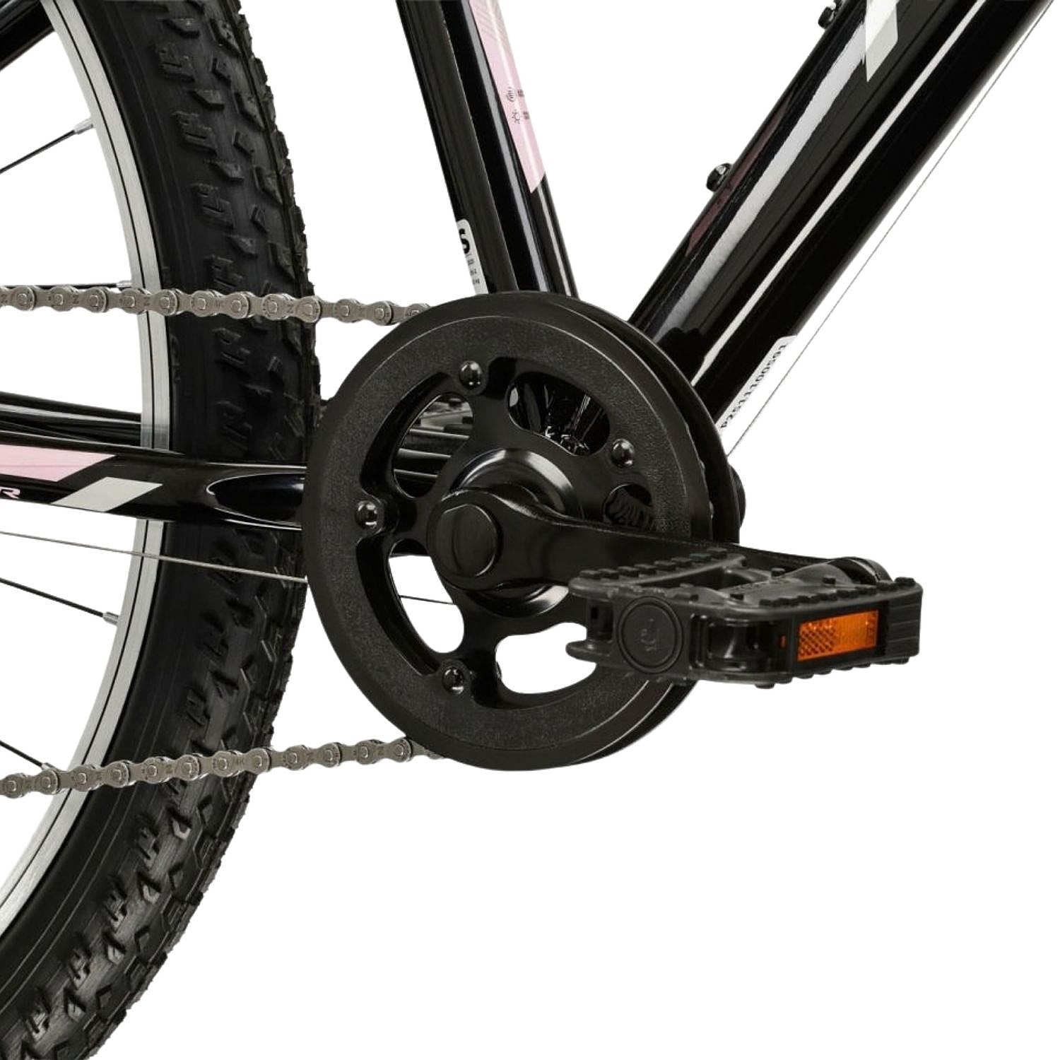 bicykel Kross Lea JR 24" - Black/Silver/Pink/Gloss - girl´s