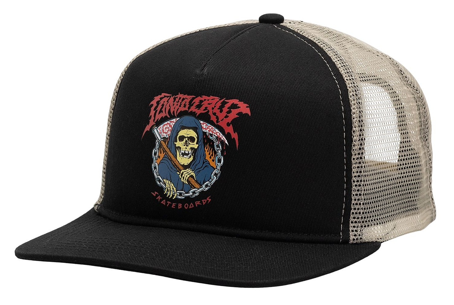 šiltovka Santa Cruz Out Of Time Meshback Trucker - Black/Stone Grey