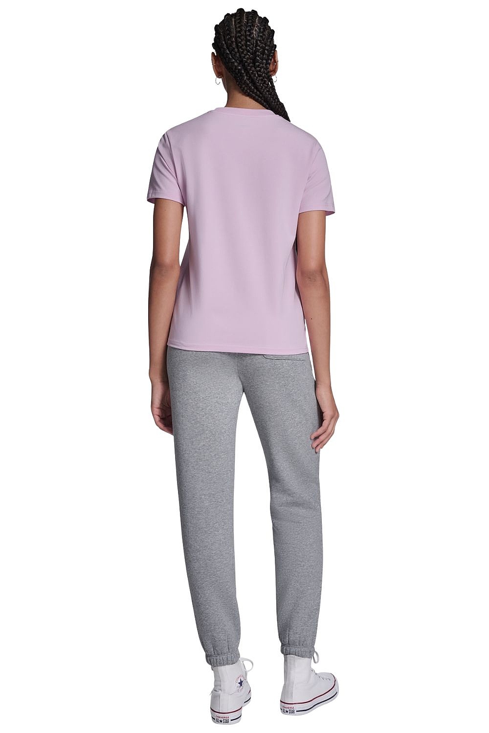 T-shirt Converse Chuck Taylor Patch/CVW5T108 - QEX/New Found Bloom Pink - women´s