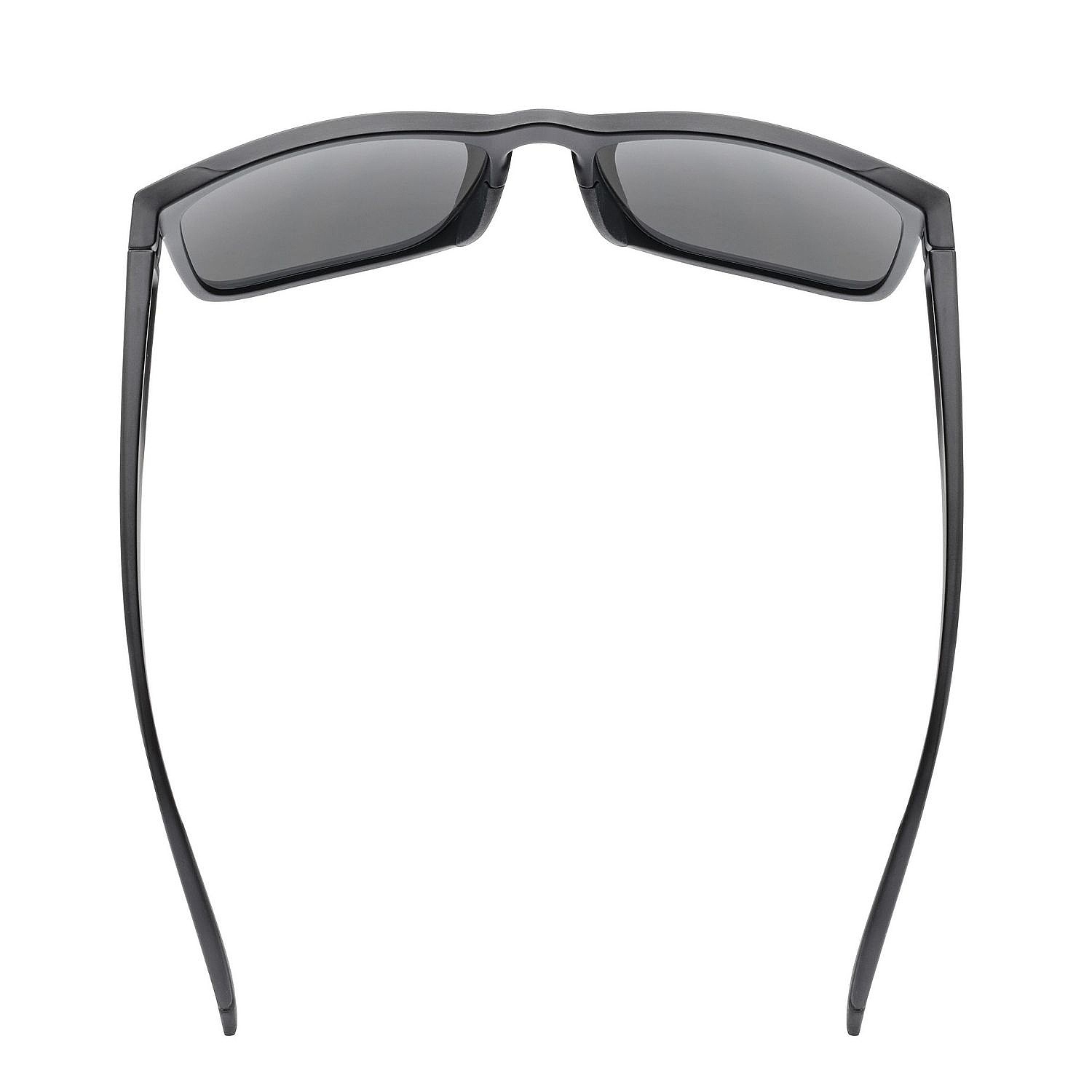 des lunettes Uvex Poise P - Black Matt/Smoke Polavision
