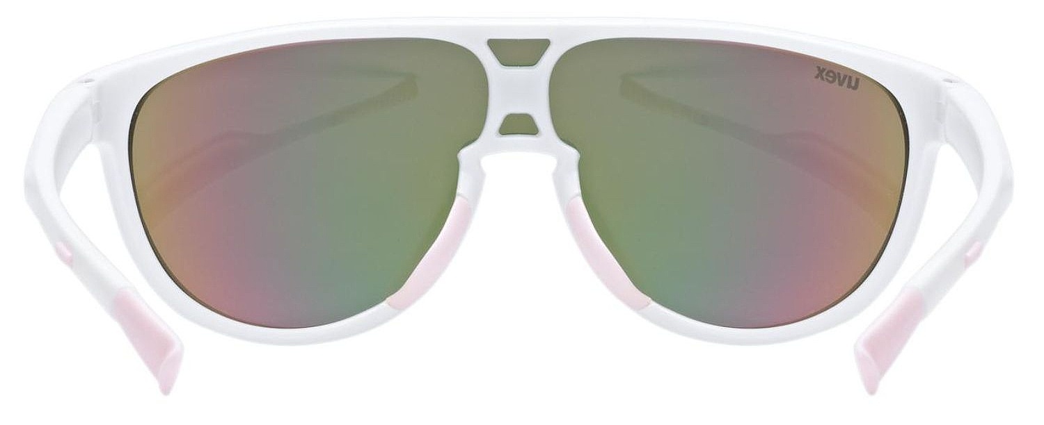 okuliare Uvex Sportstyle 515 - White Matt/Mirror Pink - unisex junior