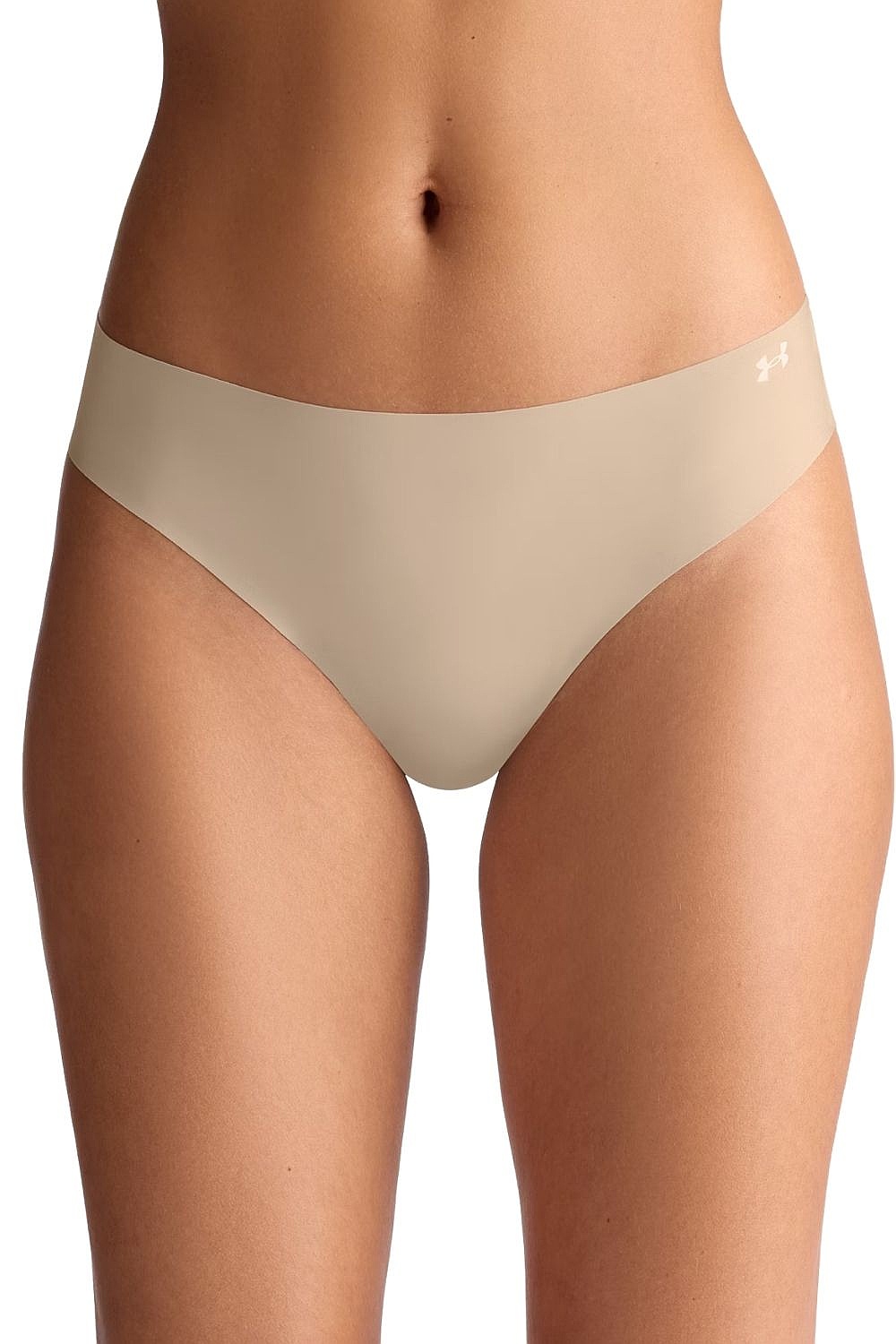 Slip Under Armour Pure Stretch No Show Bikini 3 Pack - Hue 500/Brown/Black - women´s